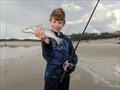 Steven Harvey fished south of Eurong with his family and they scored a feed of fat whiting and some dart in weed-free water