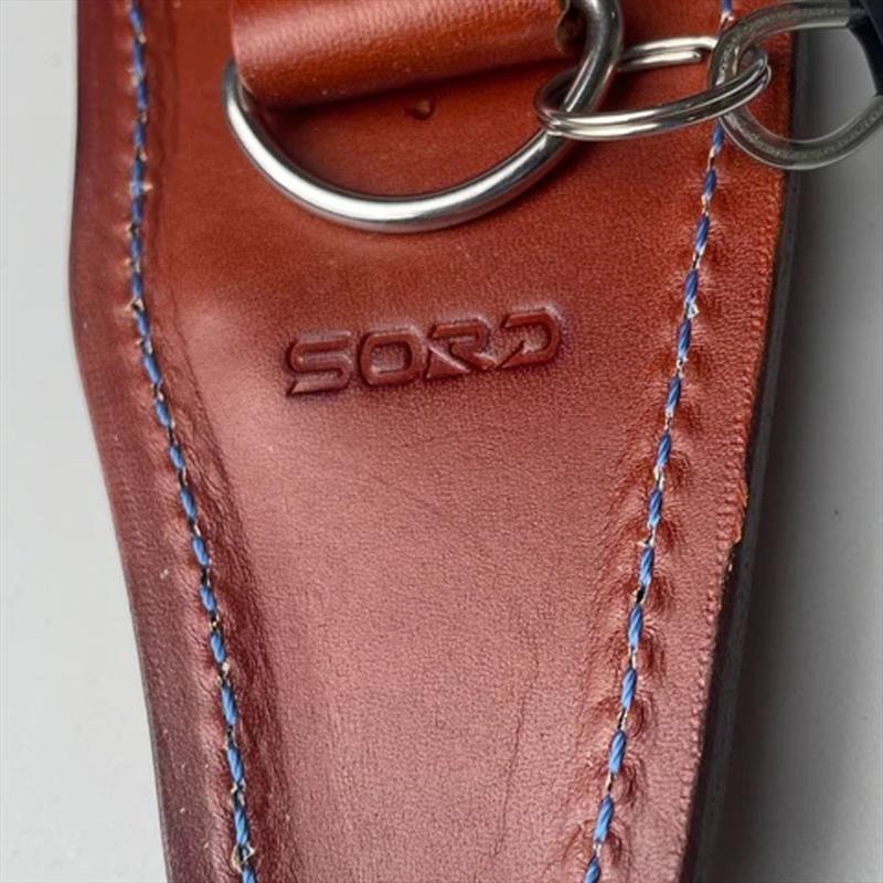 Back of leather sheath - photo © SORD Fishing Products
